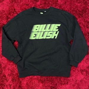Billie Eilish H&M Crew Neck Black Small Don’t Smile At Me Happier Than Ever